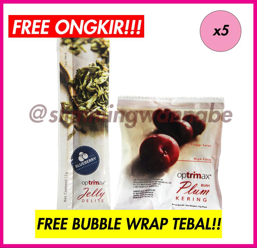 Paket Mix A isi 5 Optrimax Plum & 5 Optrimax Jelly Buah Detox Buah Detoks Buah Plum Pelangsing Buah Diet Obat Pelangsing Obat Kurus Pengurus Badan Detoksifikasi Pembakar Lemak Penghilang LemakPlum Kering Optrimax Plum Delite Optrimax Jelly Delite