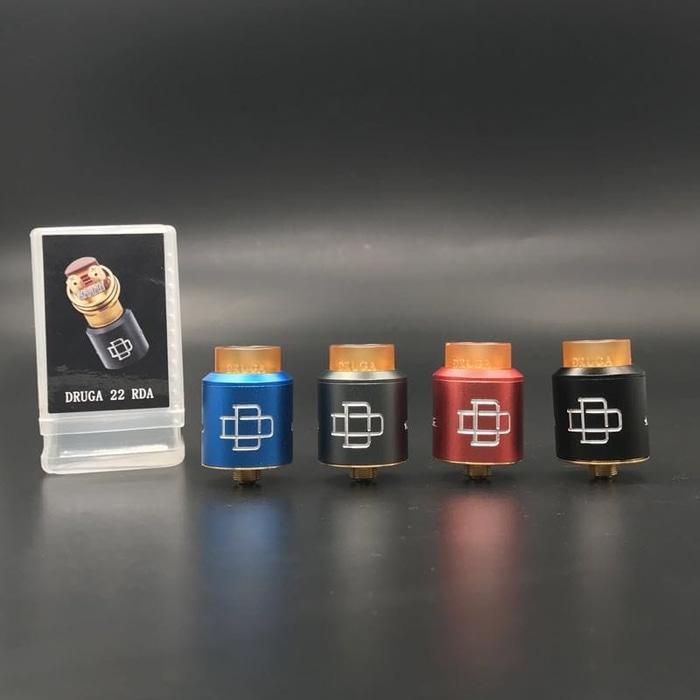 Druga RDA 22Mm Plastic Box Premium Quality Clone Atomizer Vape Vapor