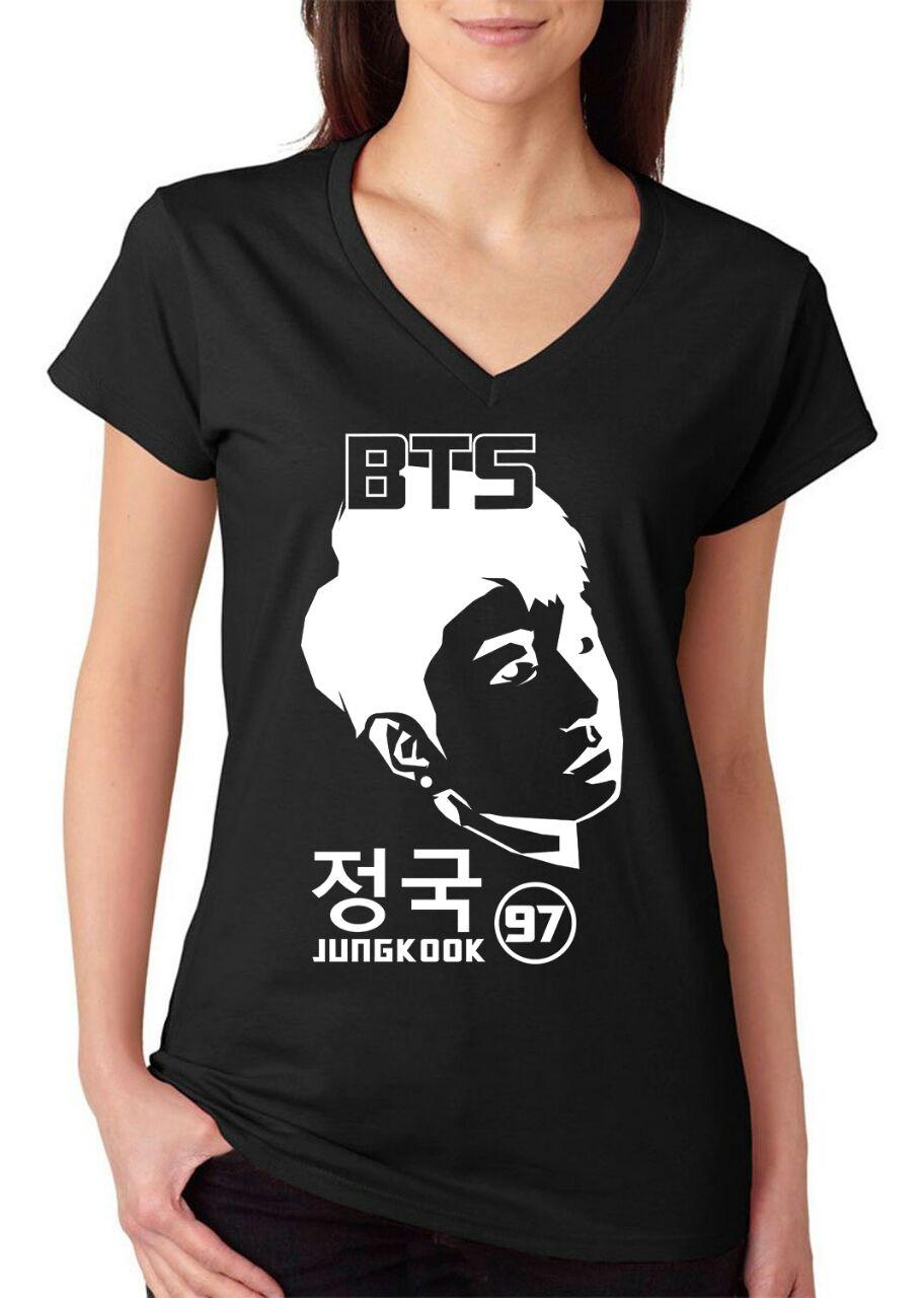 YGTSHIRT - T-shirt BTS JUNGKOOK Tumblr Tee Cewek / Kaos Wanita / Tshirt Cewe Cotton Combad / Kaos Oblong / Trending Shirt