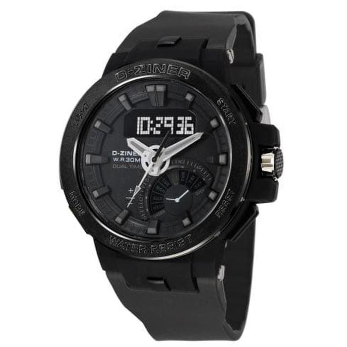 JAM TANGAN PRIA DZINER PROTREK ORI ANTI AIR BLACK