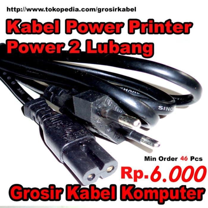 SALE - Kabel Power Printer 2 Lubang Original