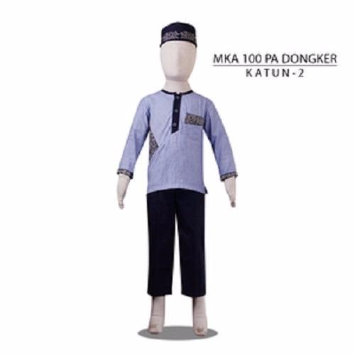 MKA100PADongker(5-7tahun) koko anak warna hijau import india