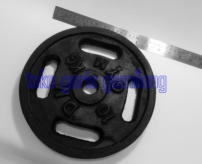HARGA DISKON!!! PLAT (BEBAN) DUMBEL & BARBEL 10 KG - nwNUhX