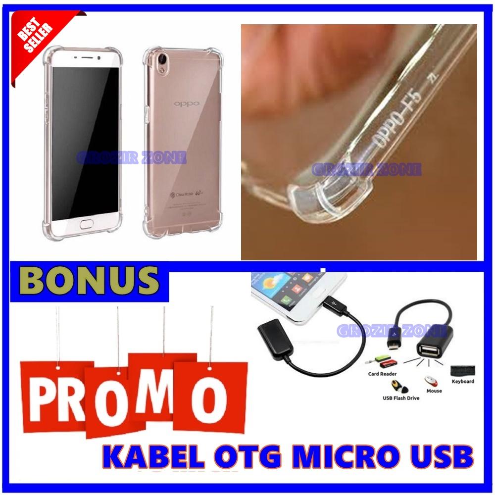 Back Case Soft Jacket / Anti Crack OPPO F5 - Bahan Lebih Bagus + Gratis Kabel Otg Micro Usb ( Grozir zone )