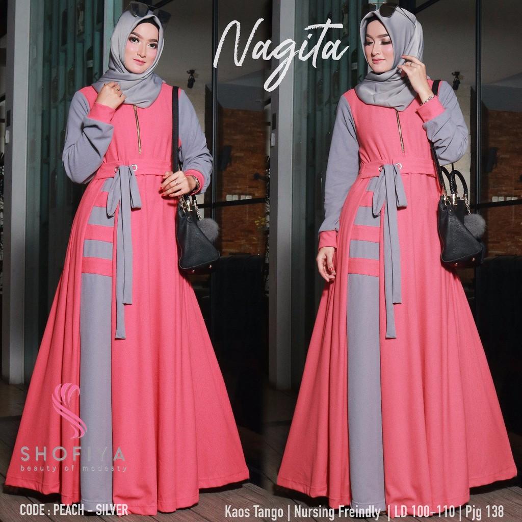 GBB13/NAGITA DRESS/GAMIS BALOTELI/GAMIS POLOS/GAMIS WOLFIS/DRESS BRUKAT/DRESS IMPORT/GAMIS (HITAM)