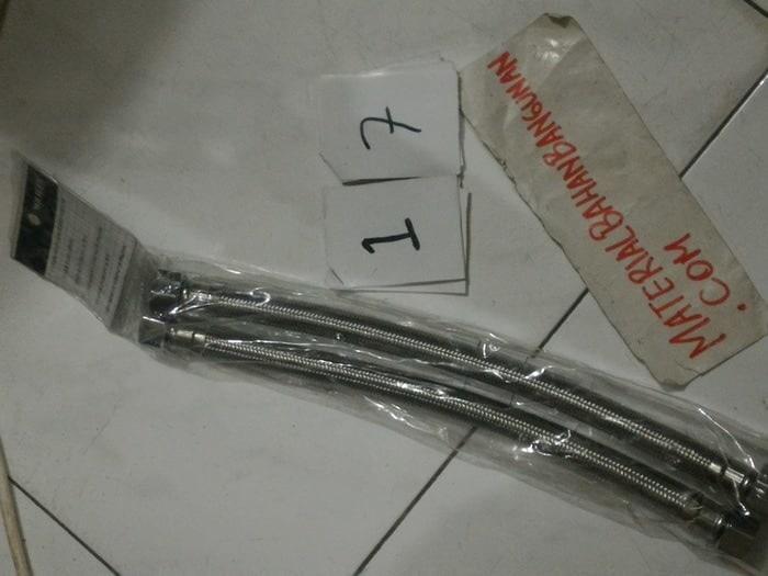 Selang Air Panas Fleksibel Anyaman 30 Cm Selang Water Heater