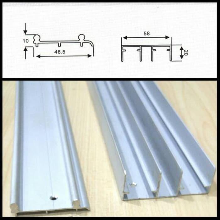 Best Top Seller!! Rel Lemari Sliding Geser Dua Pintu Kt46 - ready stock