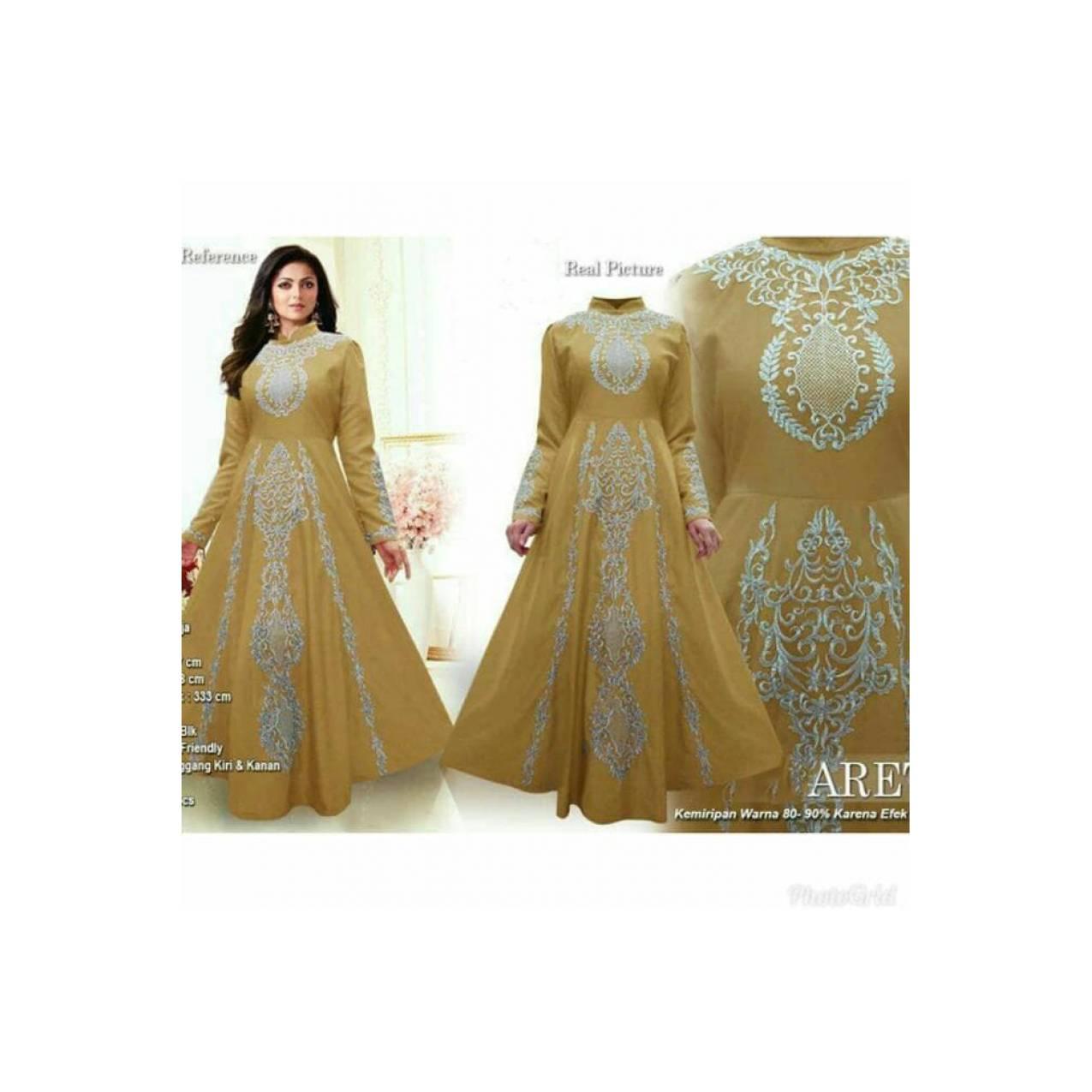 FASHION WANITA DAN PRIA BAJU INDIA MISS ARETA BAJU MUSLIM PESTA MEWAH