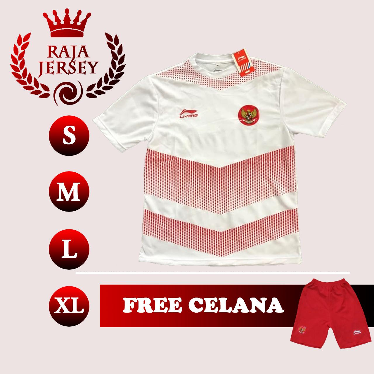 JERSEY TIMNAS INDONESIA LINING AWAY OFFICIAL ASIAN GAMES SEA GAMES 2018 GO