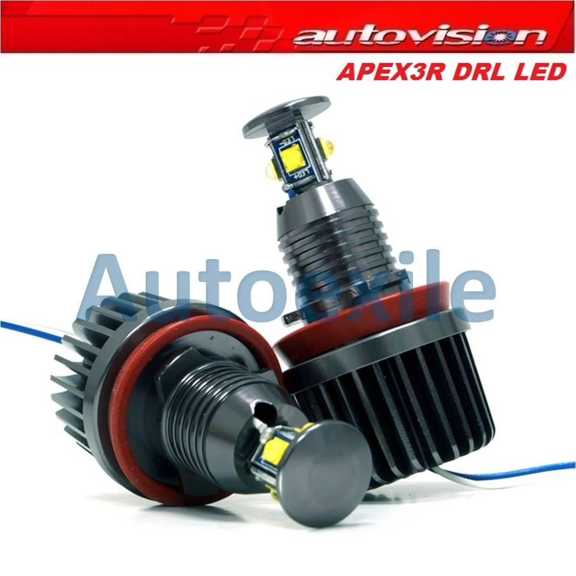 Autovision Apex3r DRL LED H8 40W 6000K Putih Lampu Mobil BMW E60 E61 E63 E64 E70 E71 E82 E89 E90 E91 E92 E93 X1 X5 X6 Z4