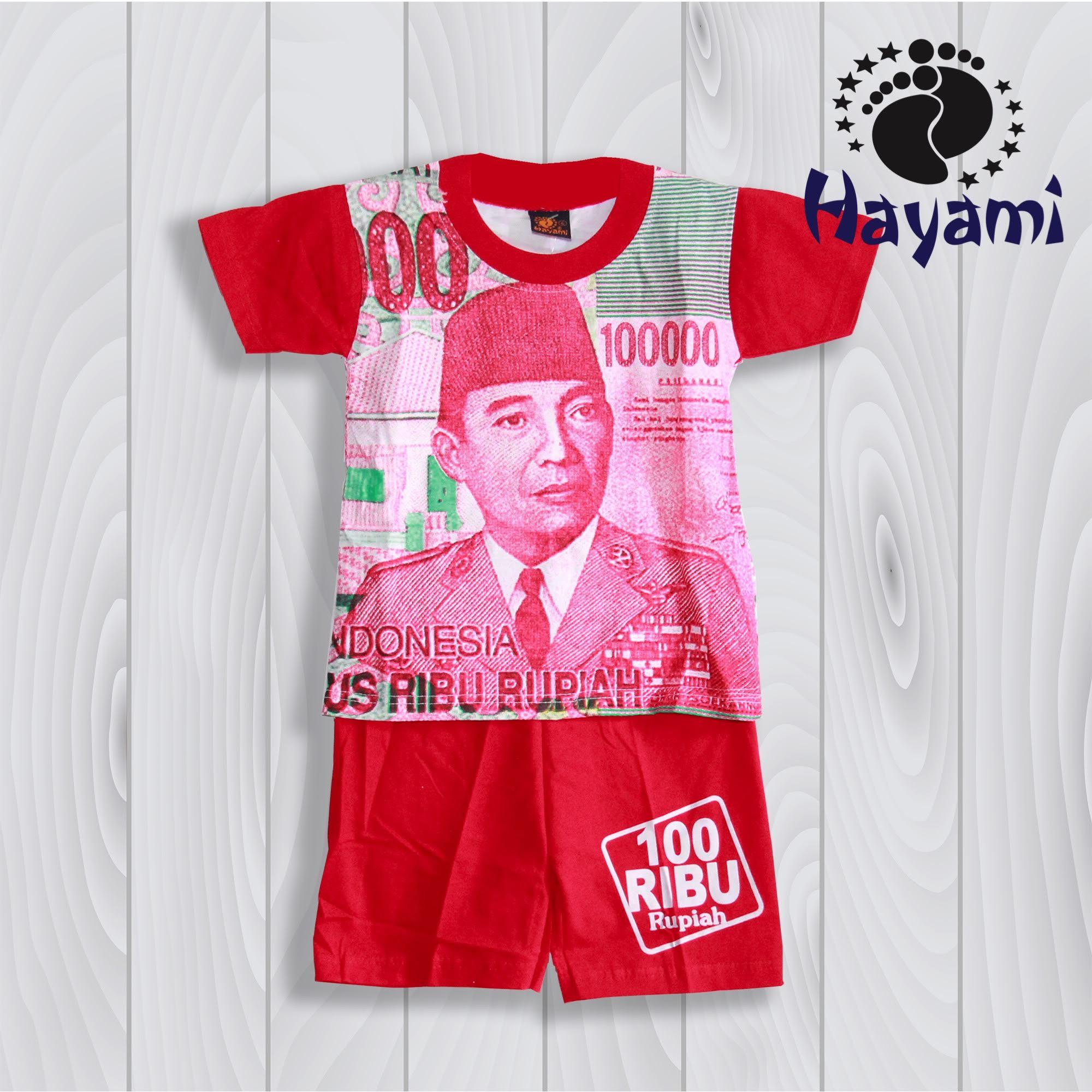 Hayami Baju Kaos Anak Laki-Laki - Uang 100ribu Lama