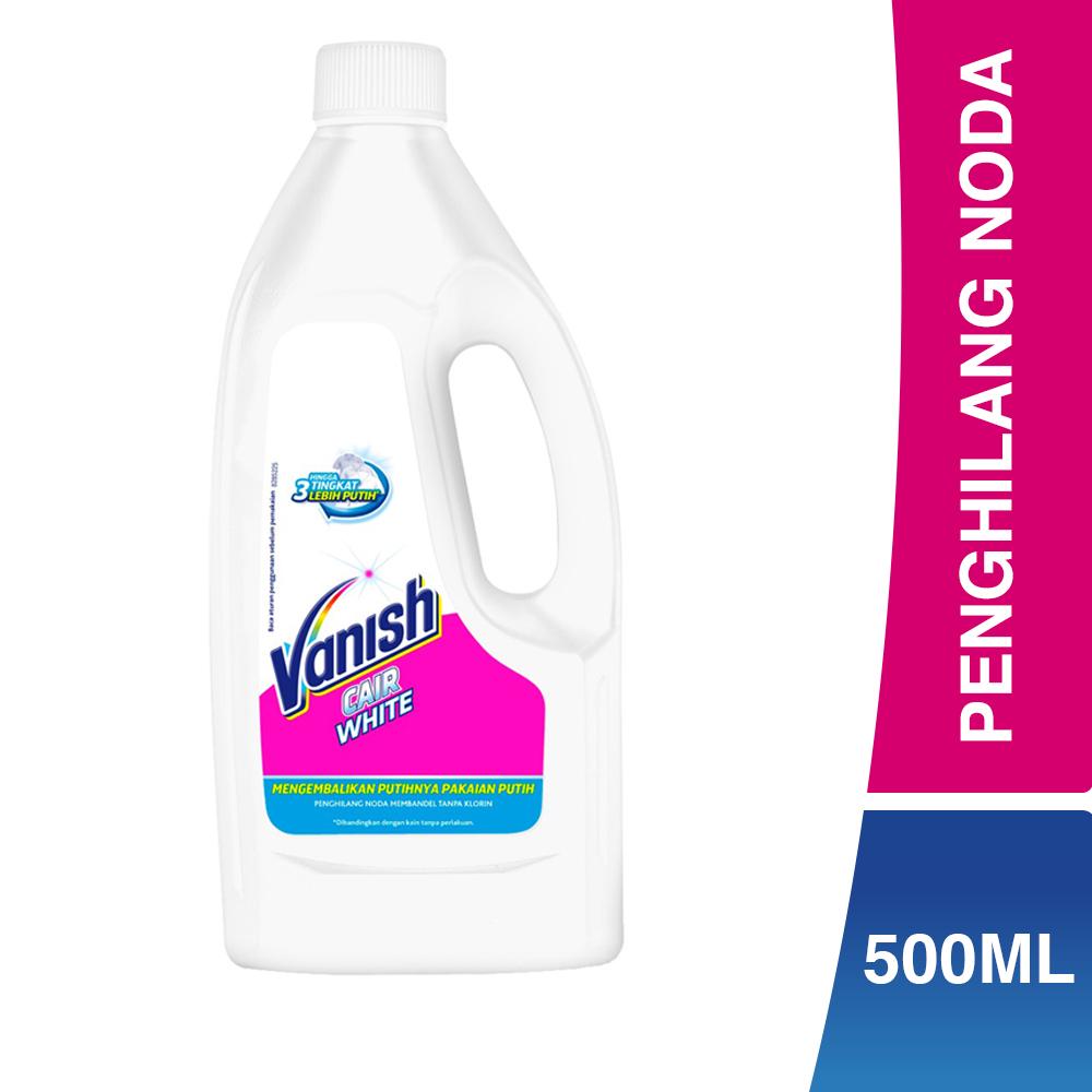 Vanish White Cair - Botol 500mL - Penghilang Noda dan Pemutih Pakaian