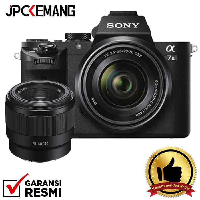 Sony Alpha A7II kit FE 28-70 + FE 50 F/1.8 jpckemang GARANSI RESMI