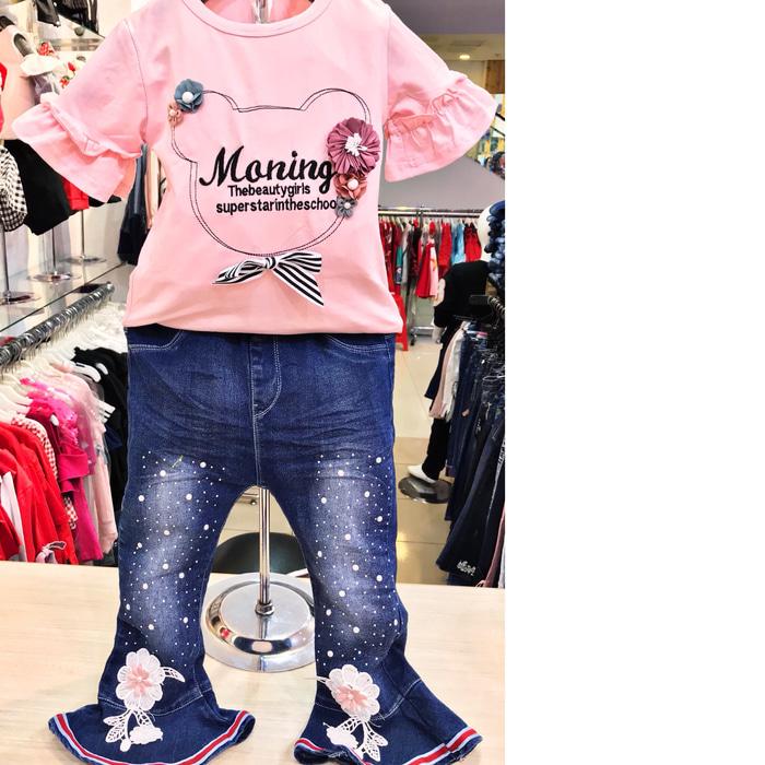 Baju Anak Cewe Kaos Anak Perempuan Celana Jeans Anak Girls Import