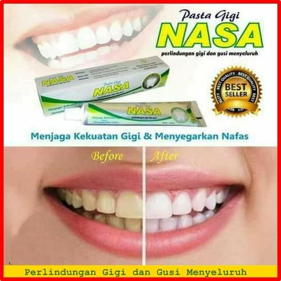 RaHe Cibubur Nasa Pasta Gigi Herbal Menjaga kekuatan gigi dan menghilangkan noda membandel akibat rokok, minuman dan makanan