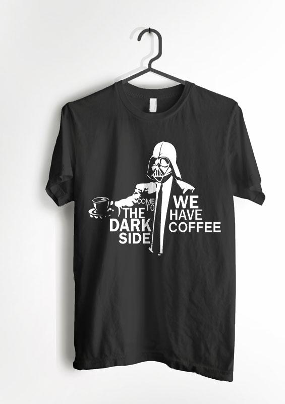 Promo Kaos The Dark Side.we Have Coffee By Shidqi Fashion