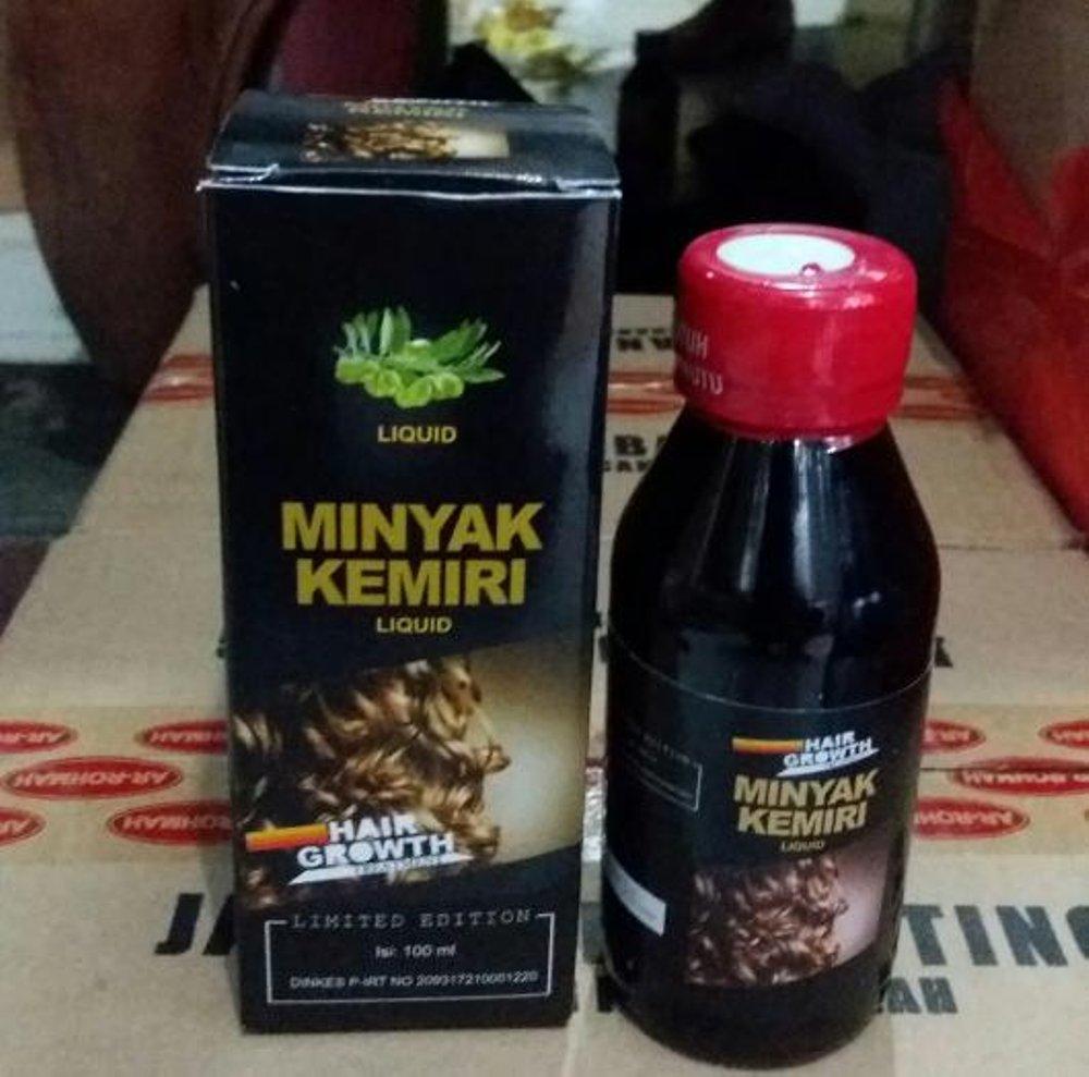 TOP BRAND - Minyak Kemiri Liquid - MINYAK RAMBUT - OBAT RAMBUT - OBAT PENUMBUH ALIS - PENUMBUH JANGGUT - PENGHITAM RAMBUT - SEMIR RAMBUT - ISI 100ML - TERBUKTI