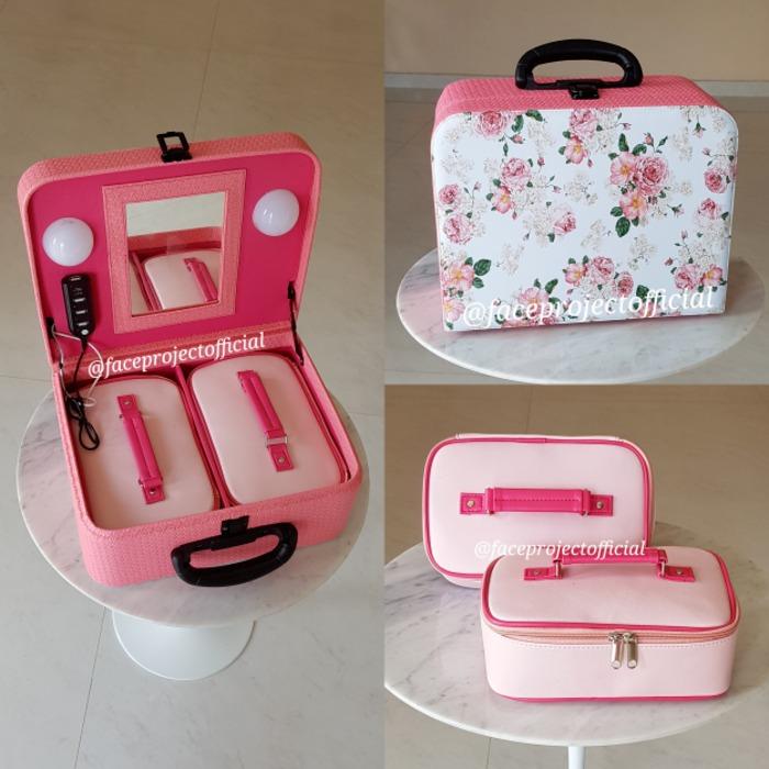 Koper Make Up / Beauty Case Makeup / Kotak Rias / Tas Kosmetik Trolley