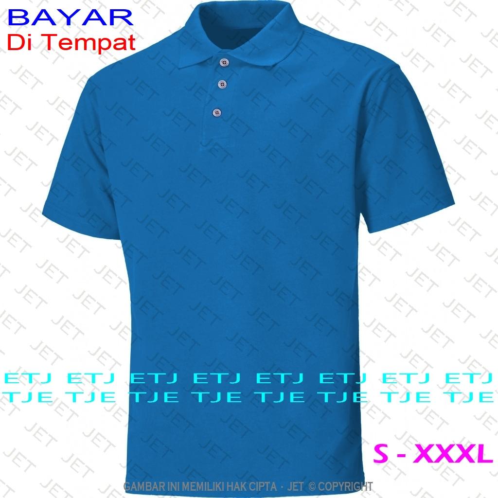 Super Polo JeT - Size Lengkap - STOK BANYAK - 22 Warna - Polo Shirt Fashion Berkerah – Pria Wanita - Kaos Polos Kerah - Formal – Casual - Olahraga – Segala Aktifitas – Seragam – Lengan Pendek Karet – Simple – Distro - Bahan Lacos – Jakarta Bandung