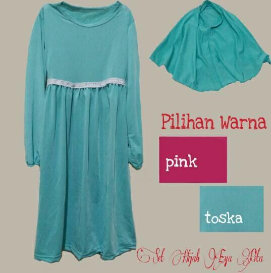 Stelan Baju Muslim Anak All Size Untuk Anak Usia 2 - 3 Tahun