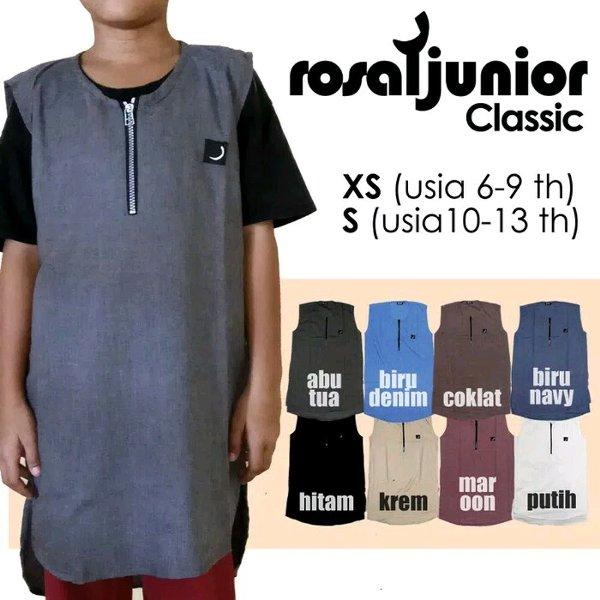 Rompi Pelapis Pakaian Shalat Gamis Koko Anak ROSAL JUNIOR CLASSIC