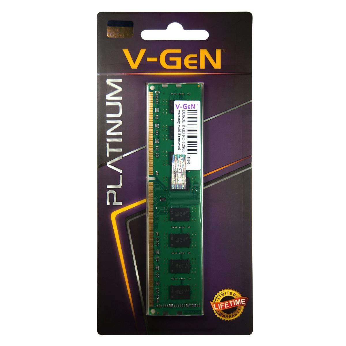 DDR3 8GB PC12800/1600Mhz V-GeN Long Dimm PLATINUM