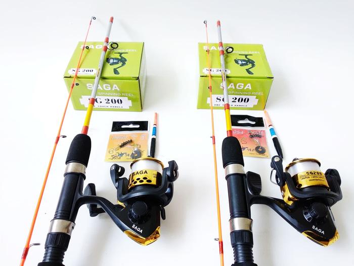 PROMO!!! SEPASANG SET ALAT PANCING KOLAM TERMURAH DAN TERLARIS 1 METER - arZLMC