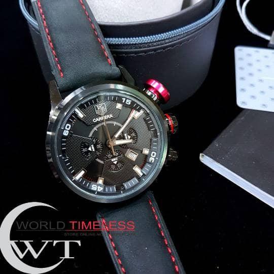Jam Tangan Pria Merk Tag Heuer Carrera Type : 0002 Baterai