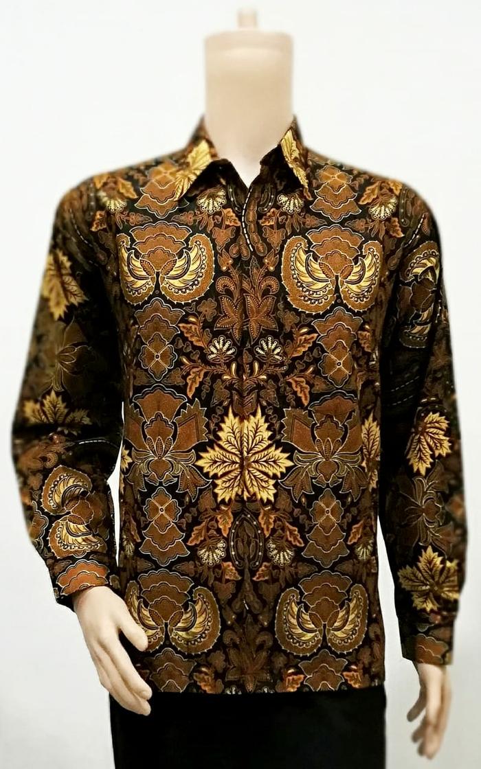 Kemeja Batik Solo. Kemeja Batik Garuda Daun Panjang