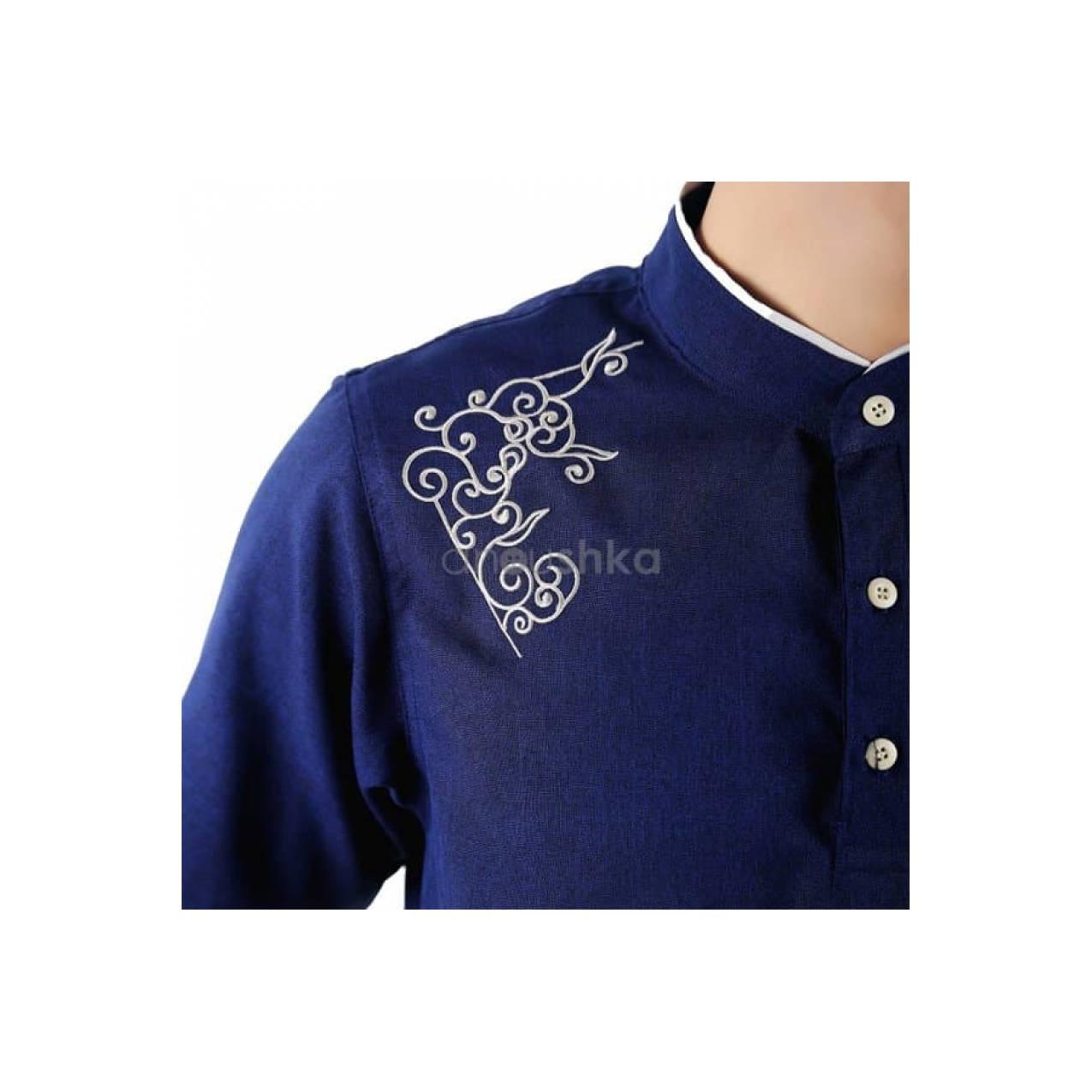 SALE PRODUK HITS RAMDHAN BAJU KOKO RAIHAN NAVY ORIGINAL - KEMEJA