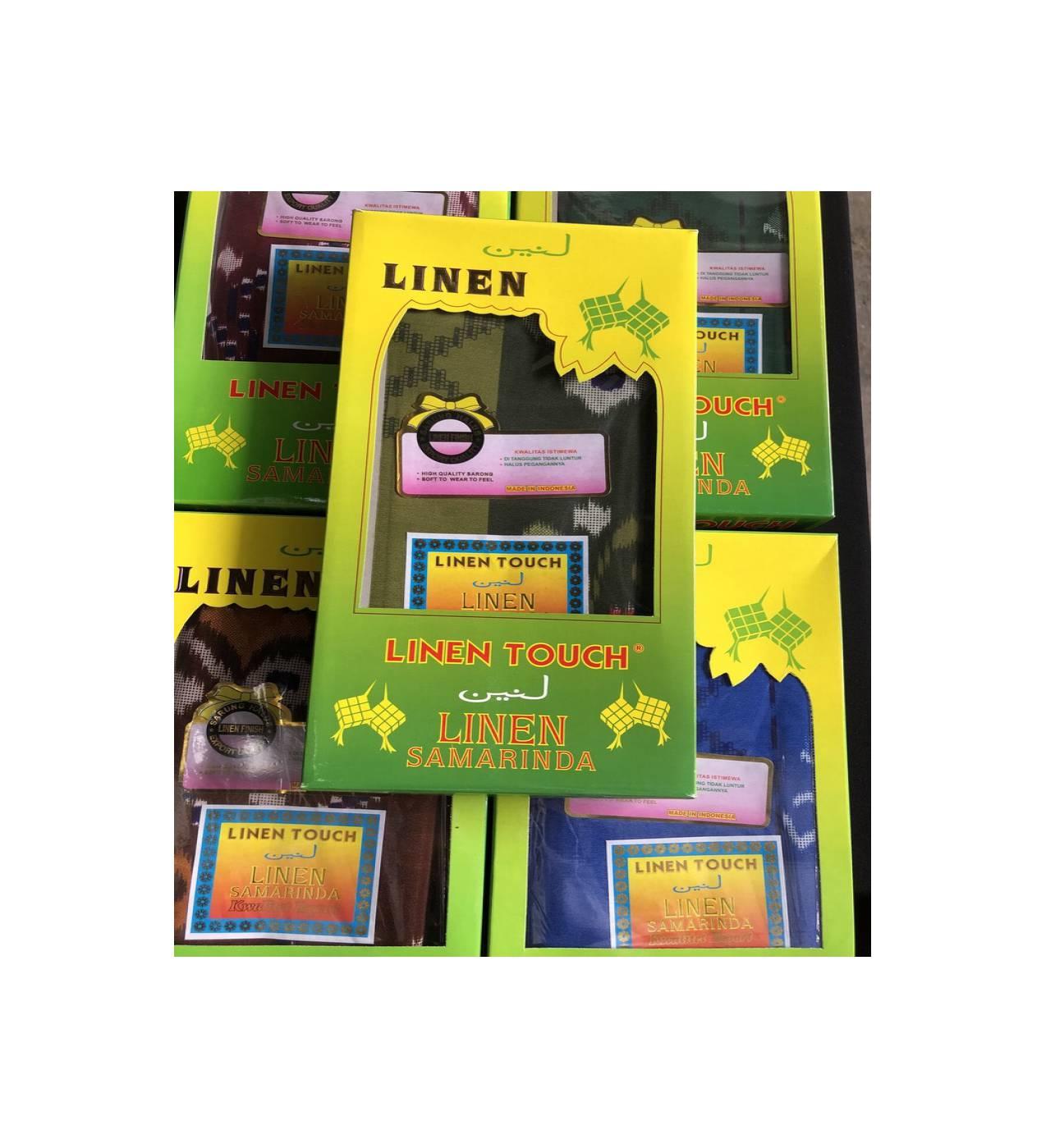 sarung samarinda merek linen touch perkodi isi 20 sarung