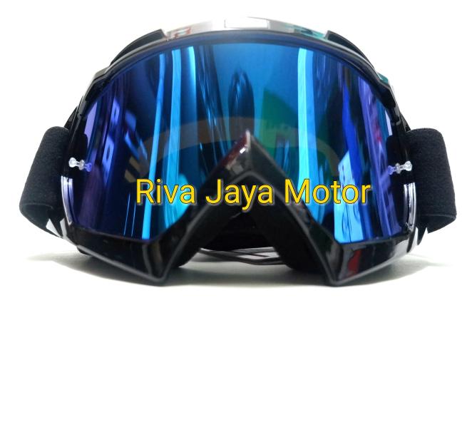 KACA GOGGLE SNAIL M18 REVO KACAMATA GOOGLE CROSS TRAIL KTM KLX YZ BIRU
