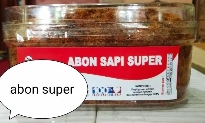 Abon sapi super gurih enak nyami lah