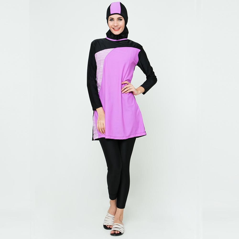 Baju Renang Muslimah-ES-FCM-002 UNGU