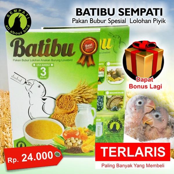 Batibu Sempati Pakan Bubur Anakan Piyek Lovebird Hand Feeding Lolohan Spet
