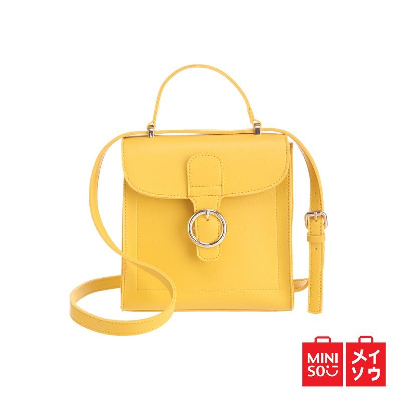 Miniso Official Solid Color Fashionable Shoulder Bag