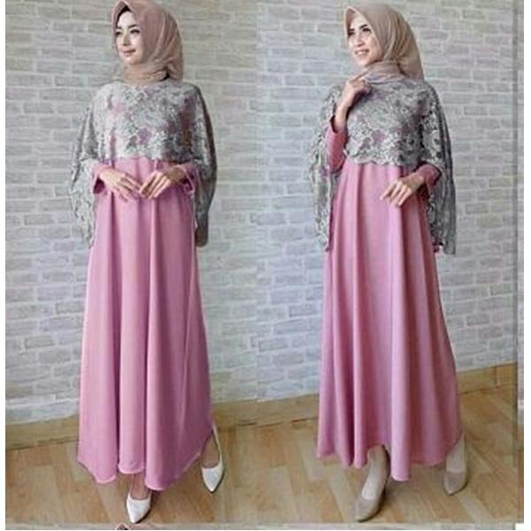 J&C Dress Maxi Razela / Dress Maxi / Maxi Muslim / Maxi Dress / Dress Muslim / Busana Muslim / Dress Brukat / Baju Muslim / Baju Gamis Wanita / Dress Jersey / Hijab Fashion / Hijab Style