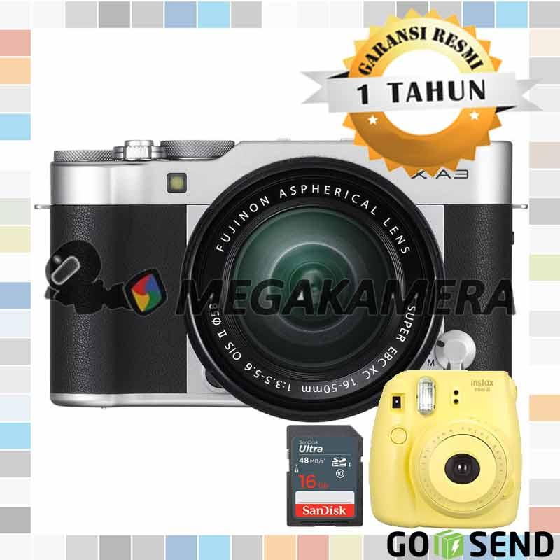 Fujifilm X-A3 Kit 16-50mm F3.5-5.6 OIS II Mirrorless Kamera Fuji XA3 - Silver
