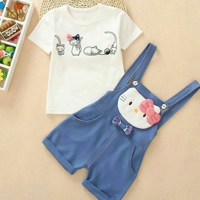 BT20121 White Jumper Catty HK Set 2In1