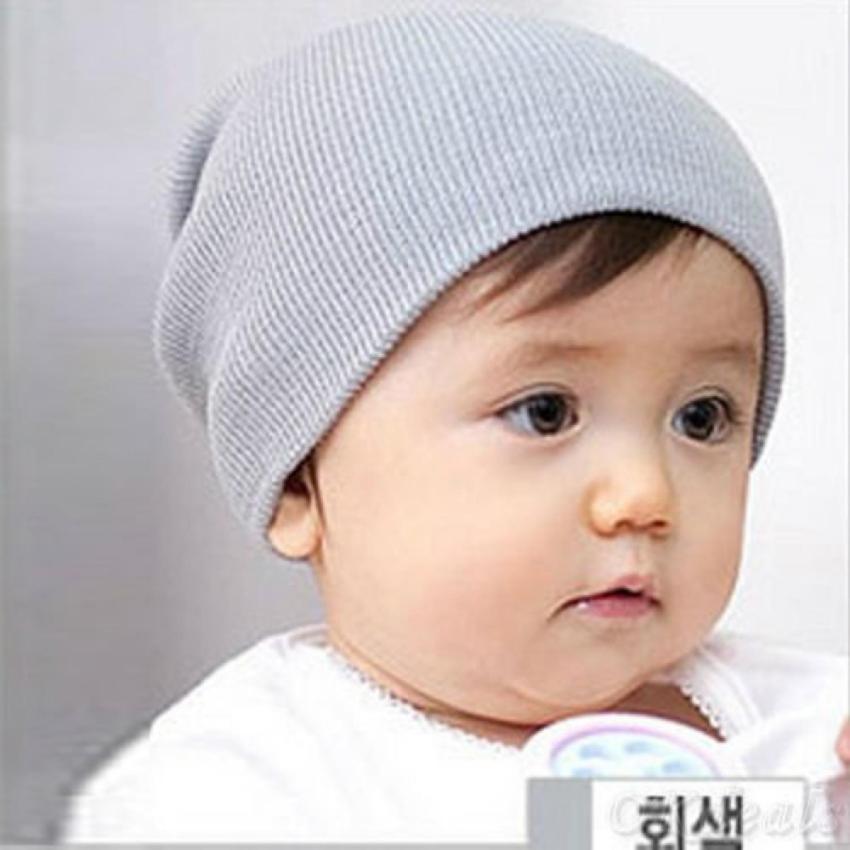 Topi Kupluk Anak Bayi Balita Rajut Beanie Baby Hat Wol Katun Tebal