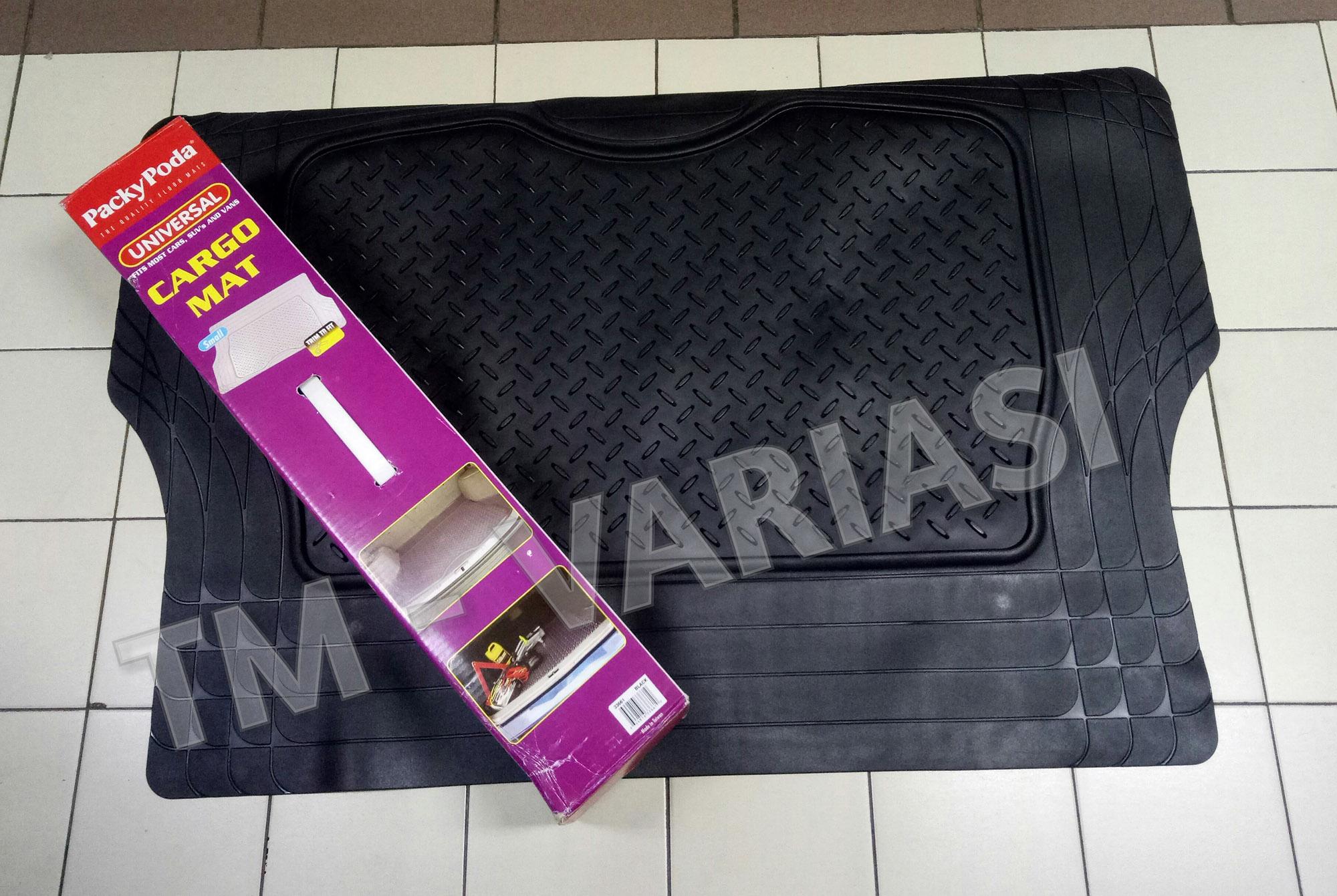 Karpet Bagasi Mobil Import Cargo Mat Universal Packy Poda Taiwan Hitam