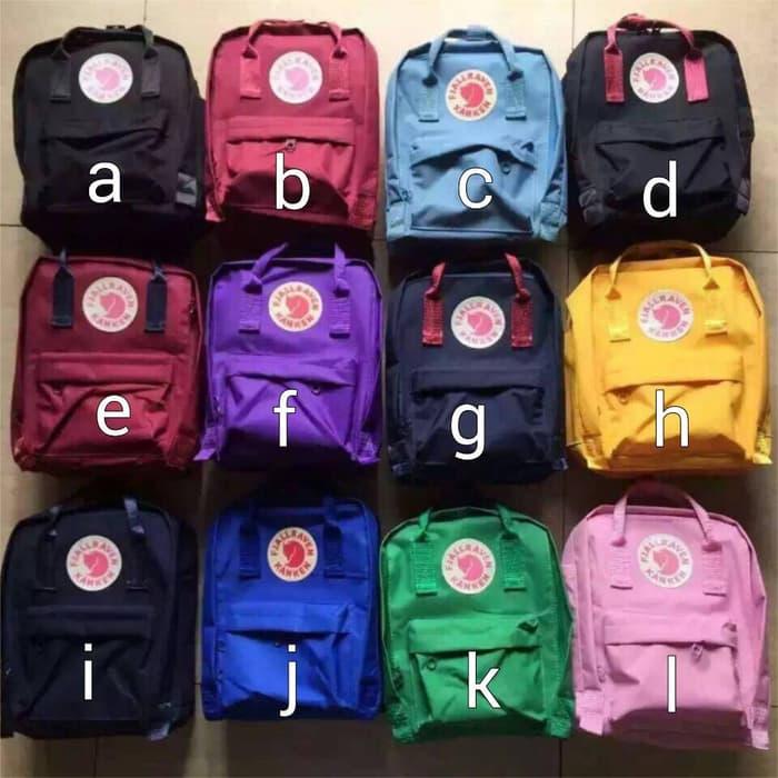 TERLARIS!!! Tas Ransel Mini Fjallraven Kanken IMPORT Premium Quality - 8HQ6l8