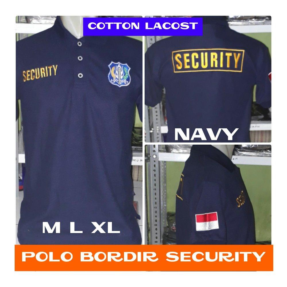 Kaos polo bordir security di lapak Fashion depok bahrudin_tanjung