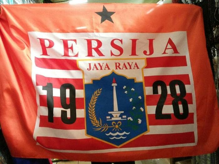 PROMO TERMURAH - Bendera Sepak Bola Jakarta Persija Ukuran Besar