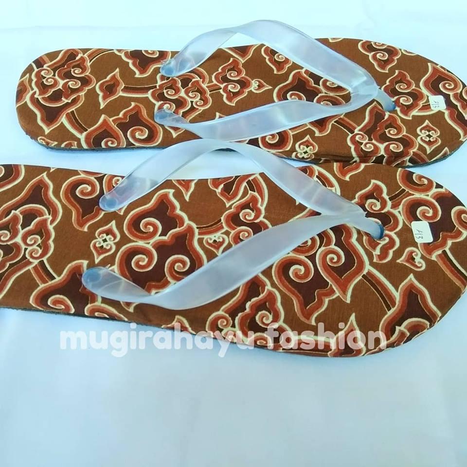 Sandal Jepit Batik Mega Mendung Cirebon - Sendal Pria