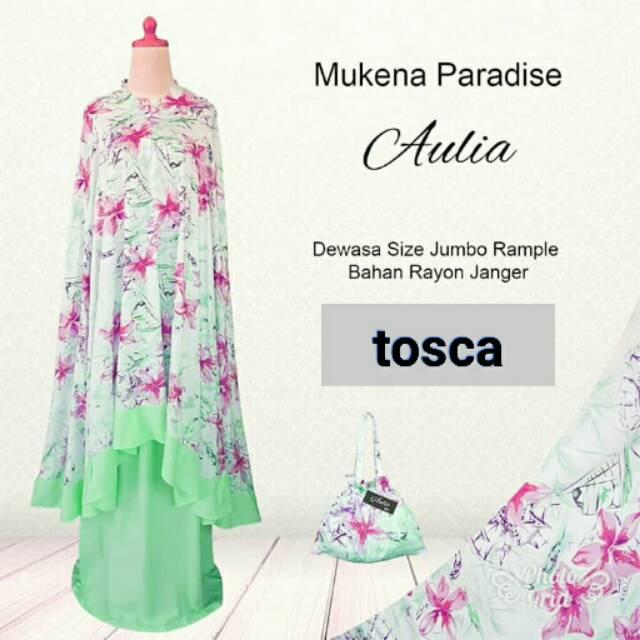 Mukena bali motif paradise adem,lembut dan nyaman di pakai ()