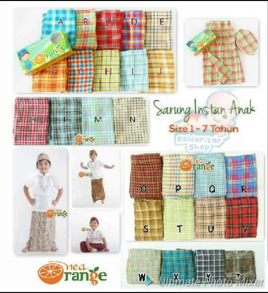 Super Promo! Baju Koko + Sarung anak Instant