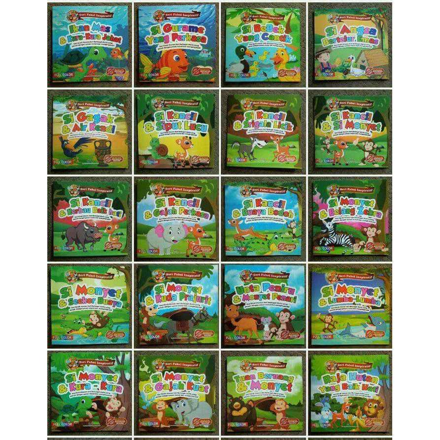Buku Cerita Anak Seri Fabel Inspiratif Billingual - Sandro | Office