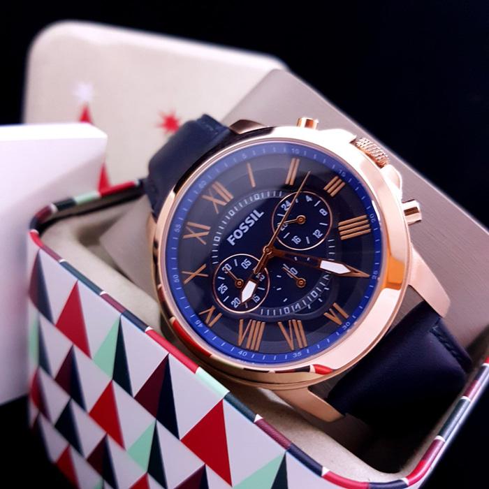 Jam Tangan Pria Merk Fossil Fs 4990 Original