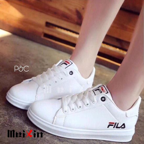 Sepatu Kets Sneaker Putih Pria/Wanita / Sepatu Murah 